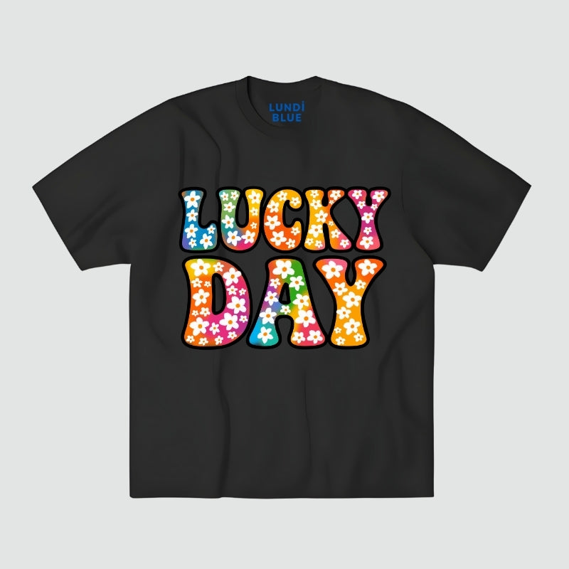 Lucky Day Super Heavyweight Tee-Psychedelic Collection