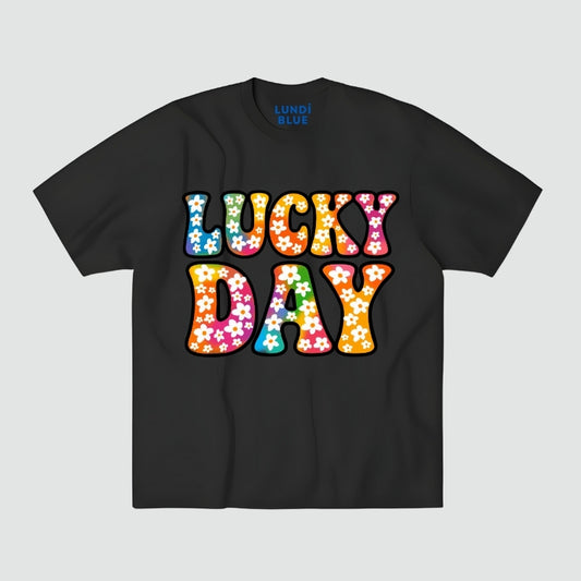 Lucky Day Super Heavyweight Tee-Psychedelic Collection
