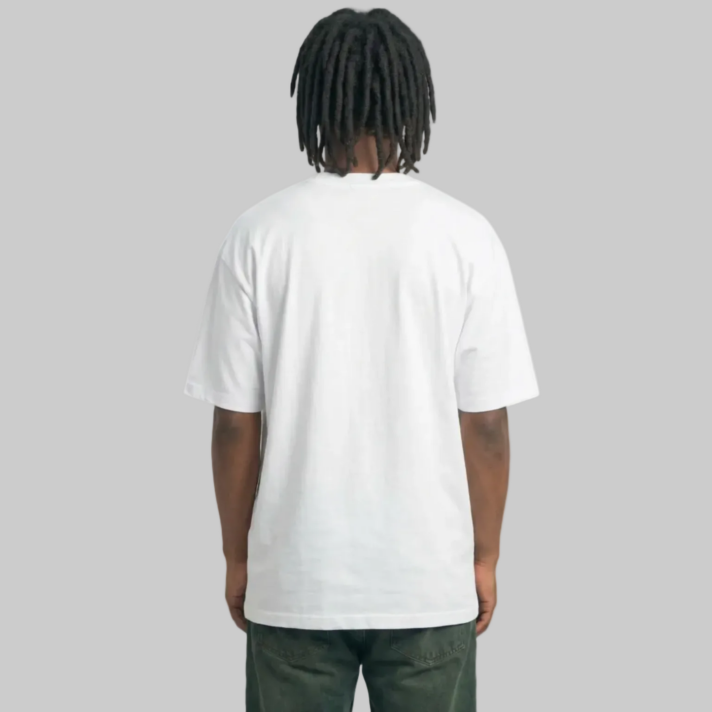 Big UNC Red Aura 280 GSM Premium Cotton Heavyweight Boxy Tee