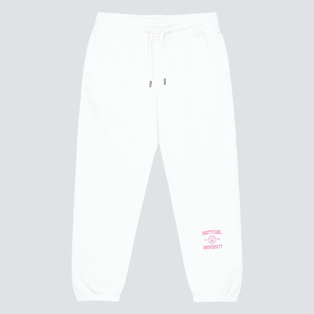 Pretty GIrl University Collection Left Lower Leg Logo Urban Sweatpants