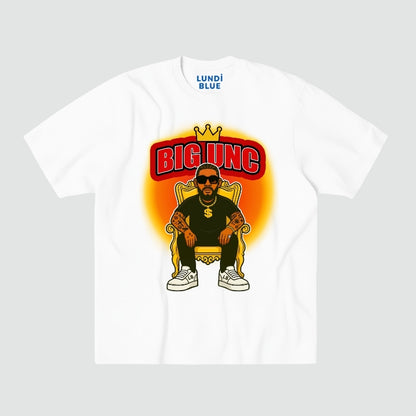 Big UNC Red Aura Heavyweight Oversized Tee