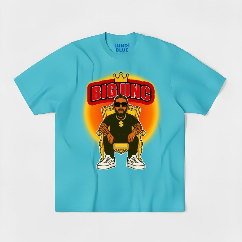 Big UNC Red Aura Tee