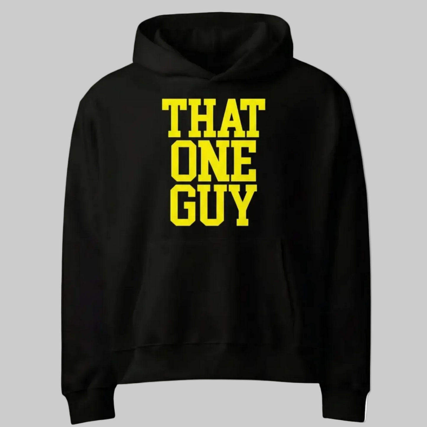 That One Guy 340 GSM Premium Airlume Cotton Heavyweight Hoodie-Yellow Edition