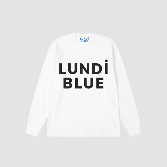 Lundi Blue Logo Premium Sweatshirt-Black