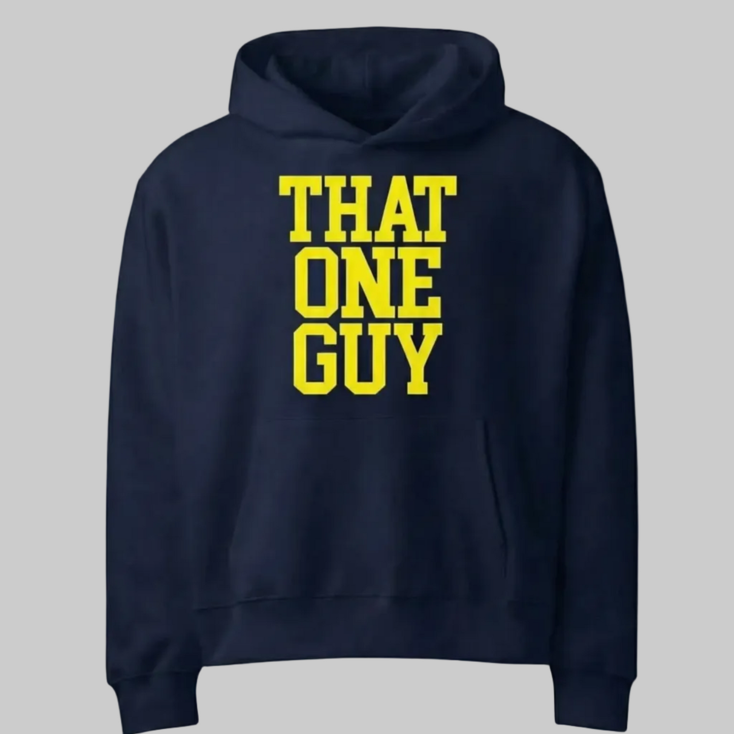 That One Guy 340 GSM Premium Airlume Cotton Heavyweight Hoodie-Yellow Edition