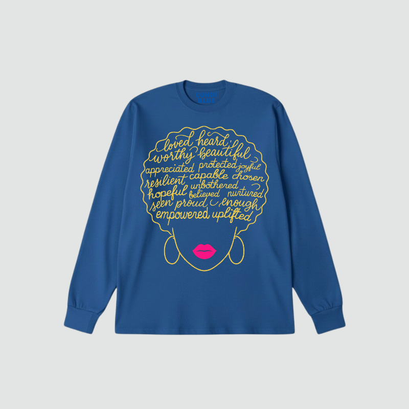 Afro Affirmations Premium Sweatshirt-Gold Collection