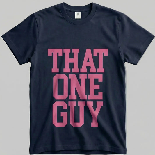 That One Guy 280 GSM Premium Cotton Heavyweight Boxy Tee-Pink Edition