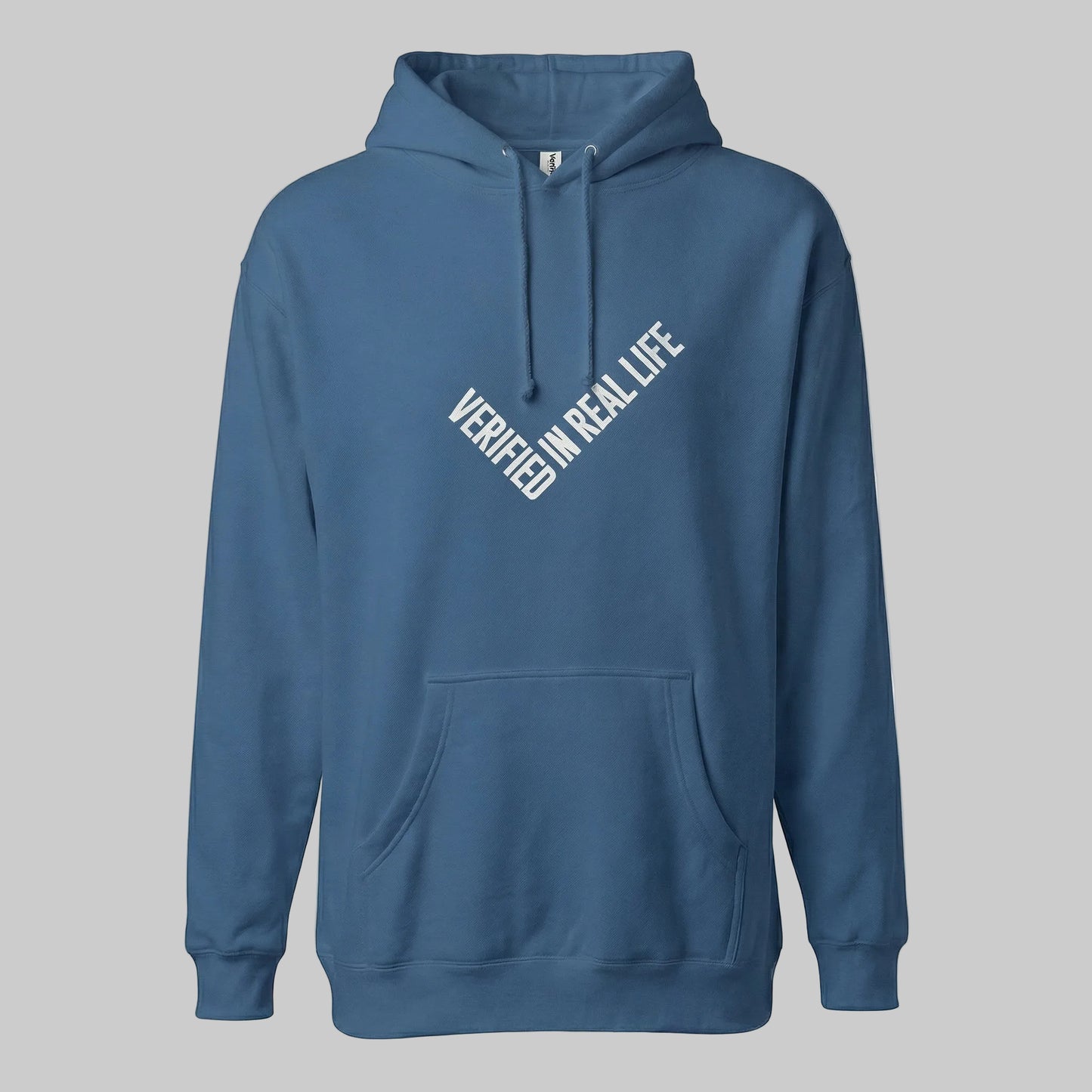 Verified In Real Life 340 GSM Oversized  Heavyweight 100% Cotton Face Hoodie