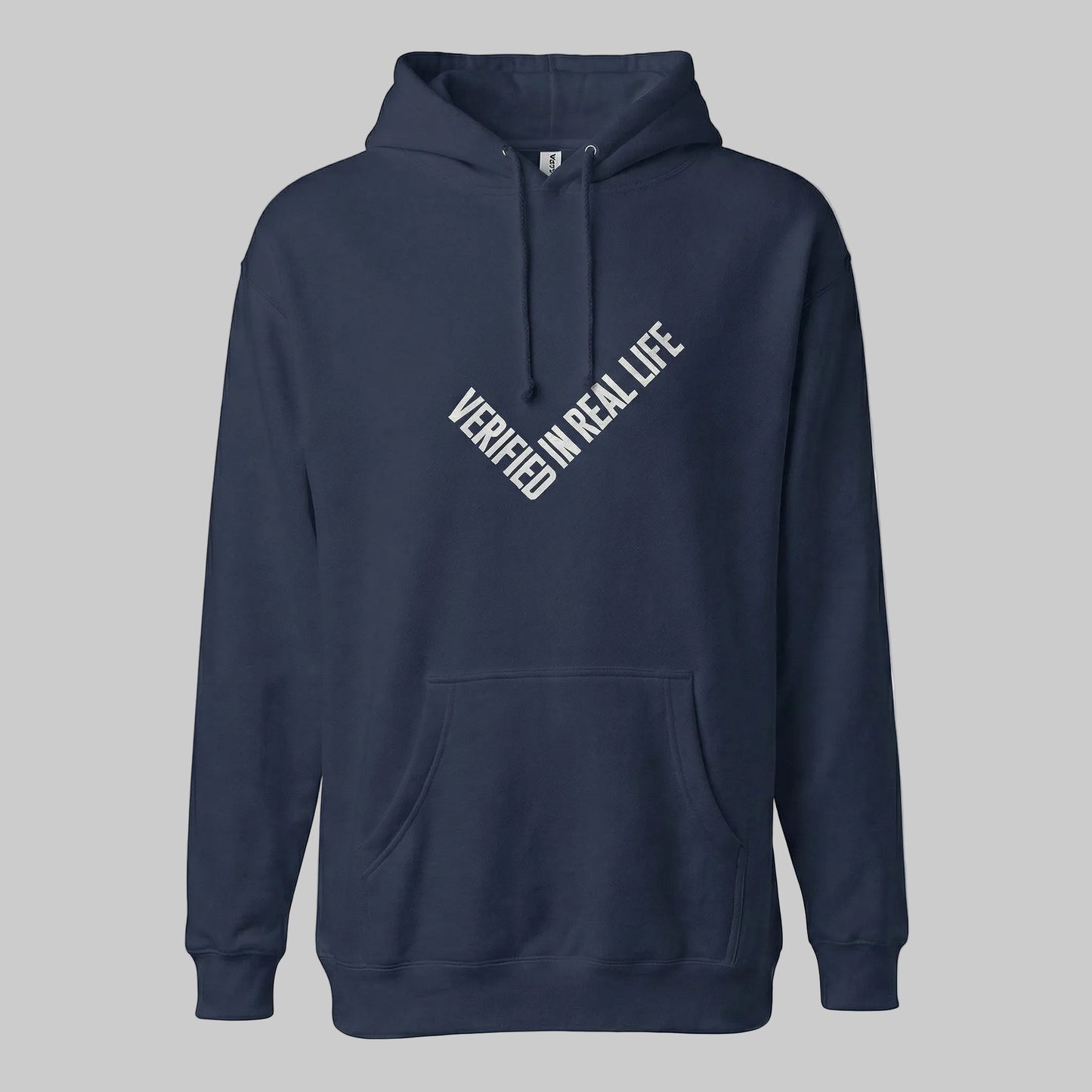 Verified In Real Life 340 GSM Oversized  Heavyweight 100% Cotton Face Hoodie