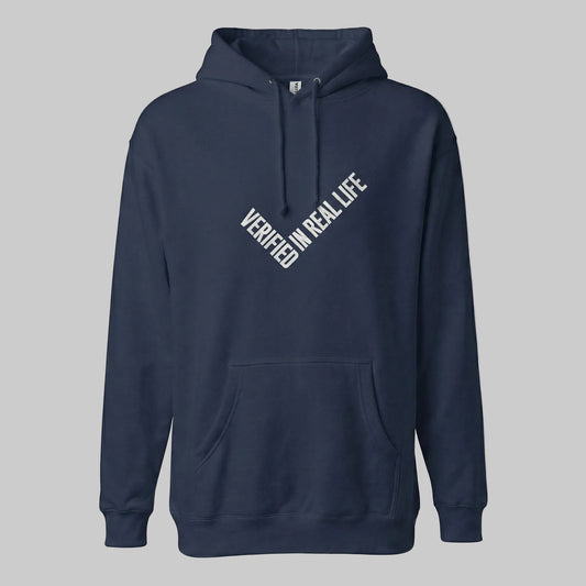 Verified In Real Life 340 GSM Oversized  Heavyweight 100% Cotton Face Hoodie