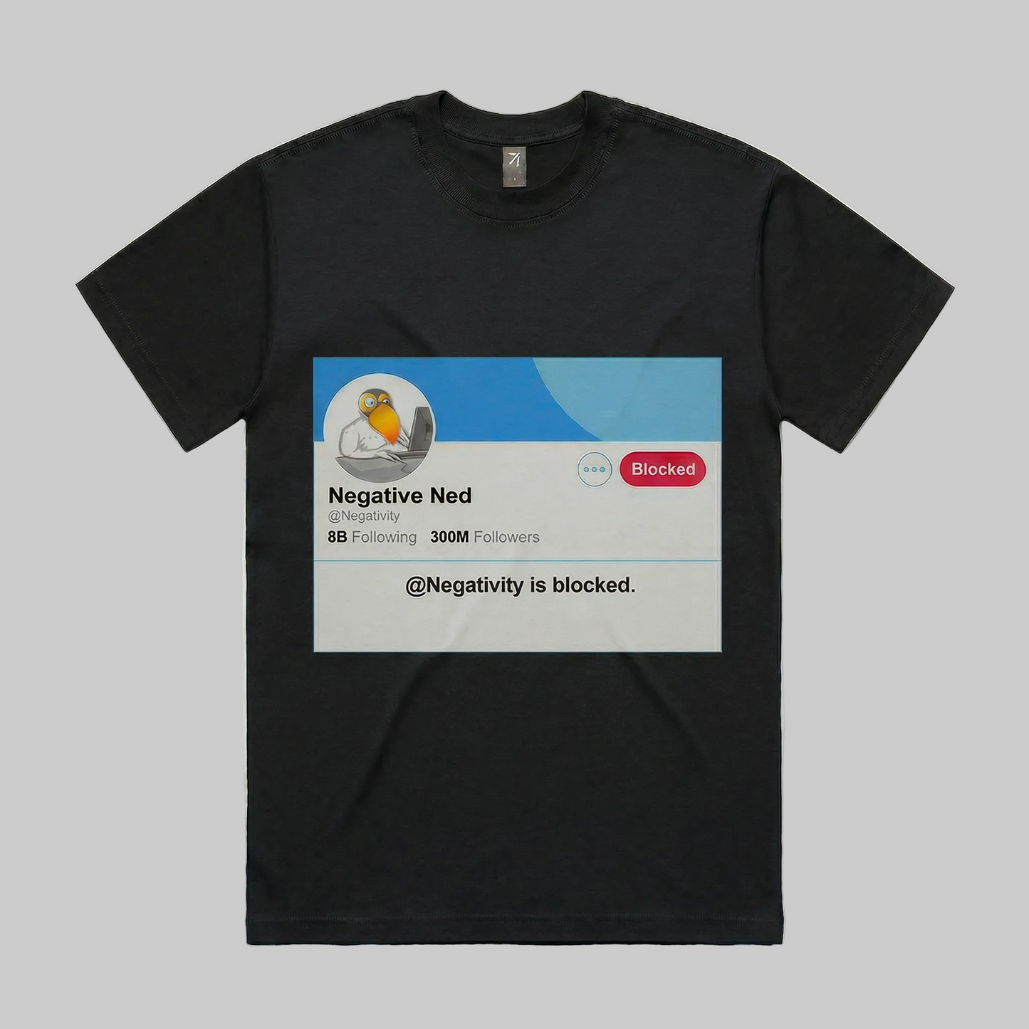 Negative Ned 280 GSM Premium Cotton Heavyweight Boxy Tee