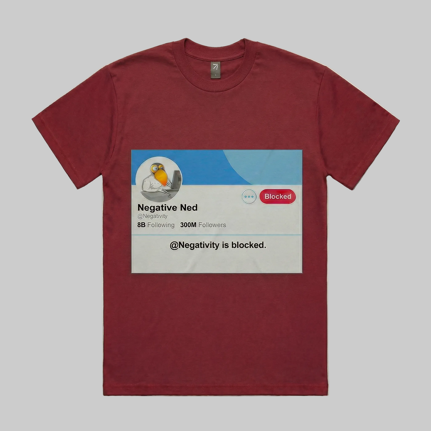 Negative Ned 280 GSM Premium Cotton Heavyweight Boxy Tee