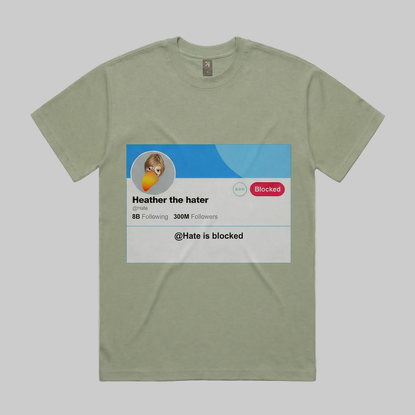 Heather the hater 280 GSM Premium Cotton Heavyweight Boxy Tee