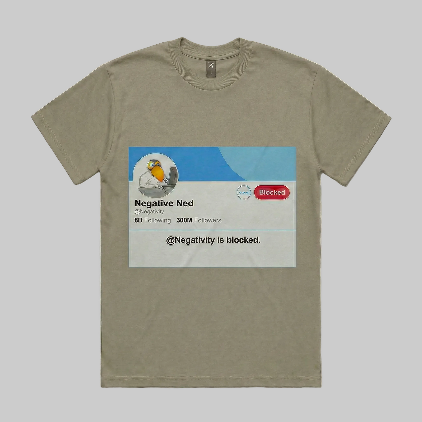 Negative Ned 280 GSM Premium Cotton Heavyweight Boxy Tee