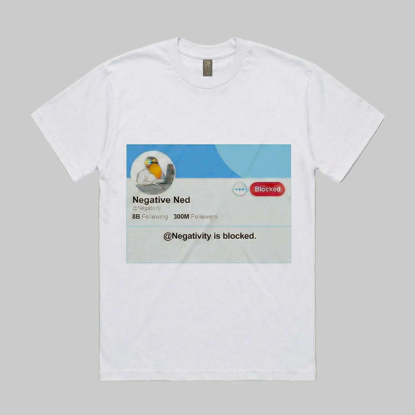 Negative Ned 280 GSM Premium Cotton Heavyweight Boxy Tee