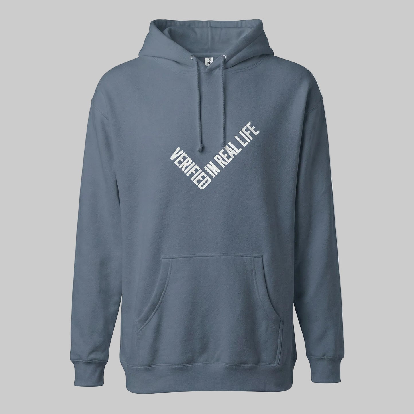 Verified In Real Life 340 GSM Oversized  Heavyweight 100% Cotton Face Hoodie