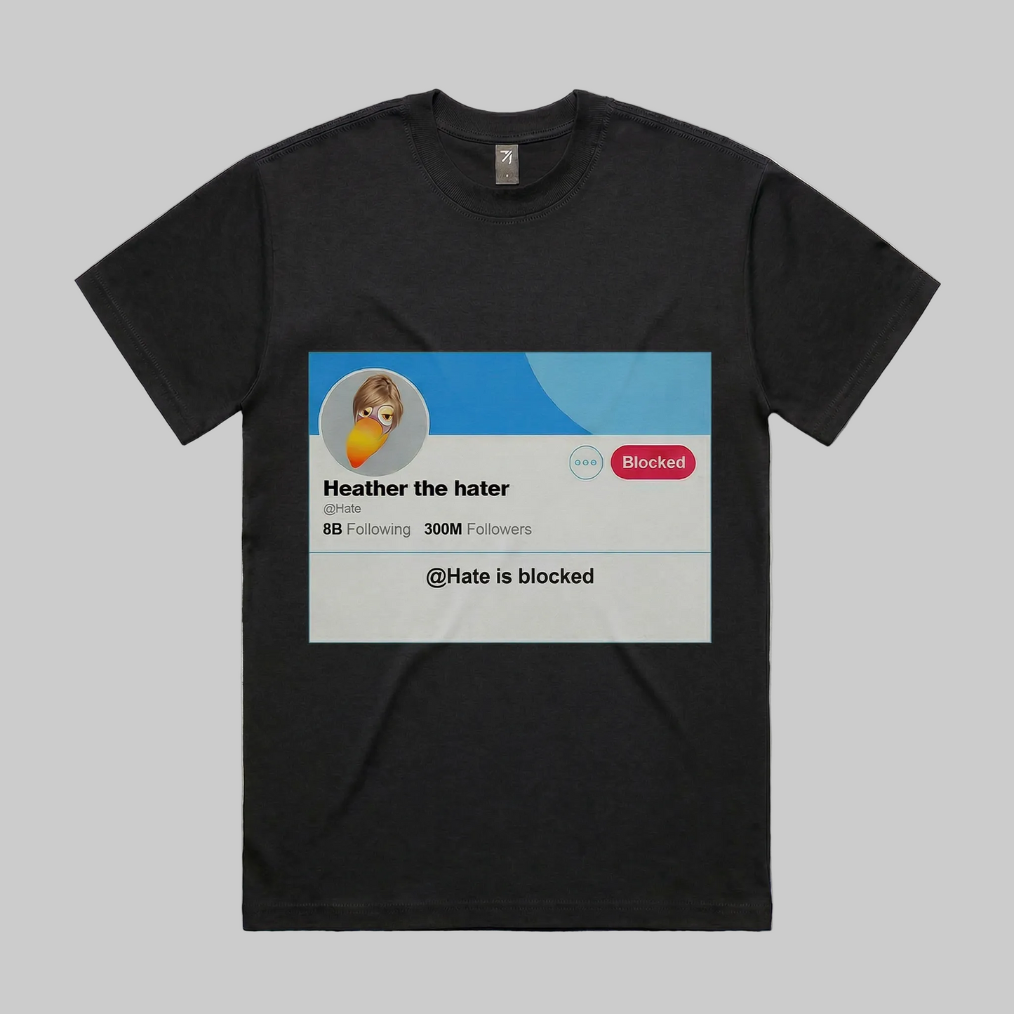 Heather the hater 280 GSM Premium Cotton Heavyweight Boxy Tee