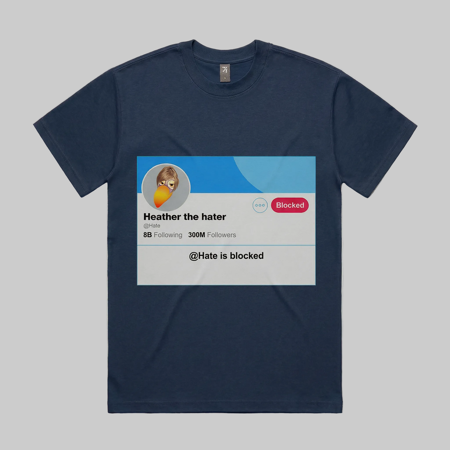Heather the hater 280 GSM Premium Cotton Heavyweight Boxy Tee