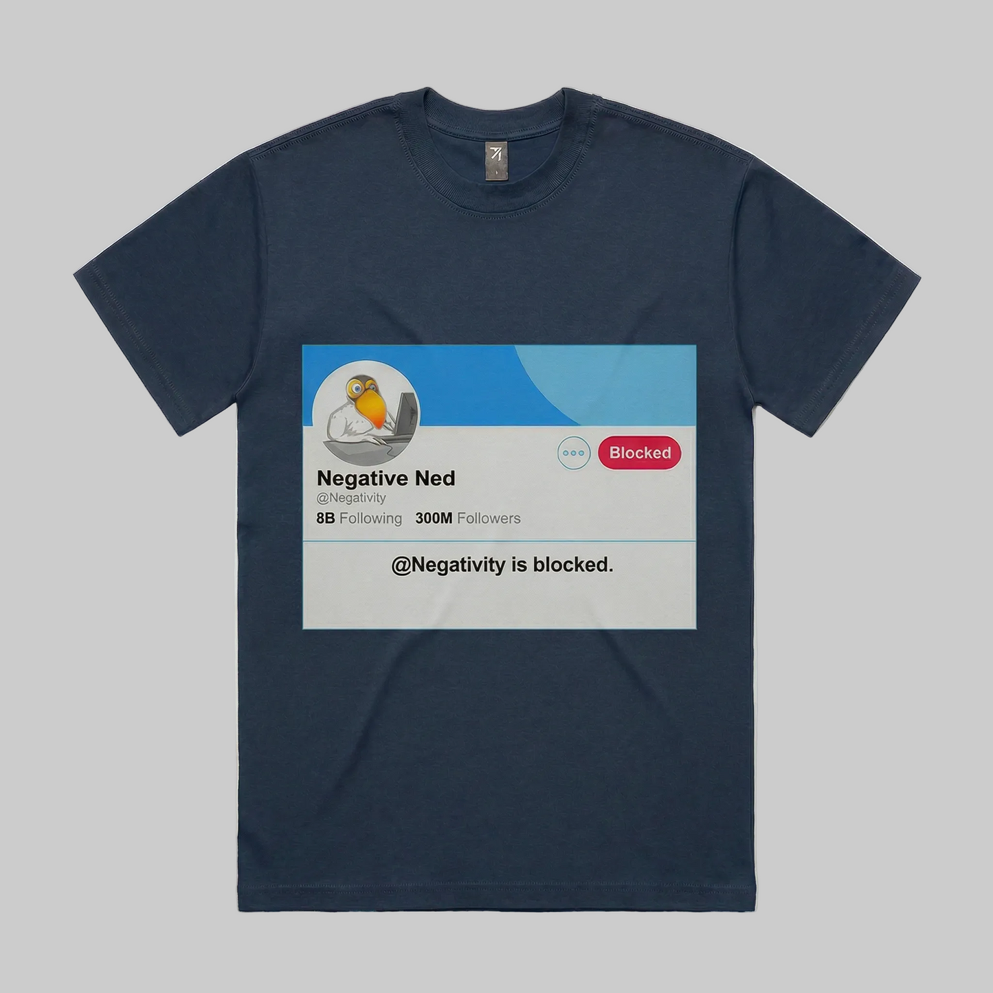 Negative Ned 280 GSM Premium Cotton Heavyweight Boxy Tee