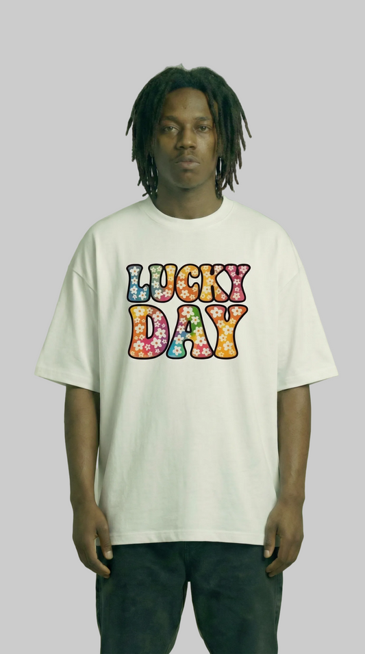 Lucky Day Super Heavyweight Tee-Psychedelic Collection